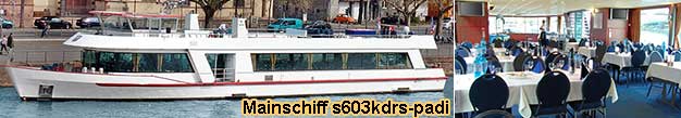 Frankfurt am Main, 1-hour round trip scenic River Cruises on the Main River.